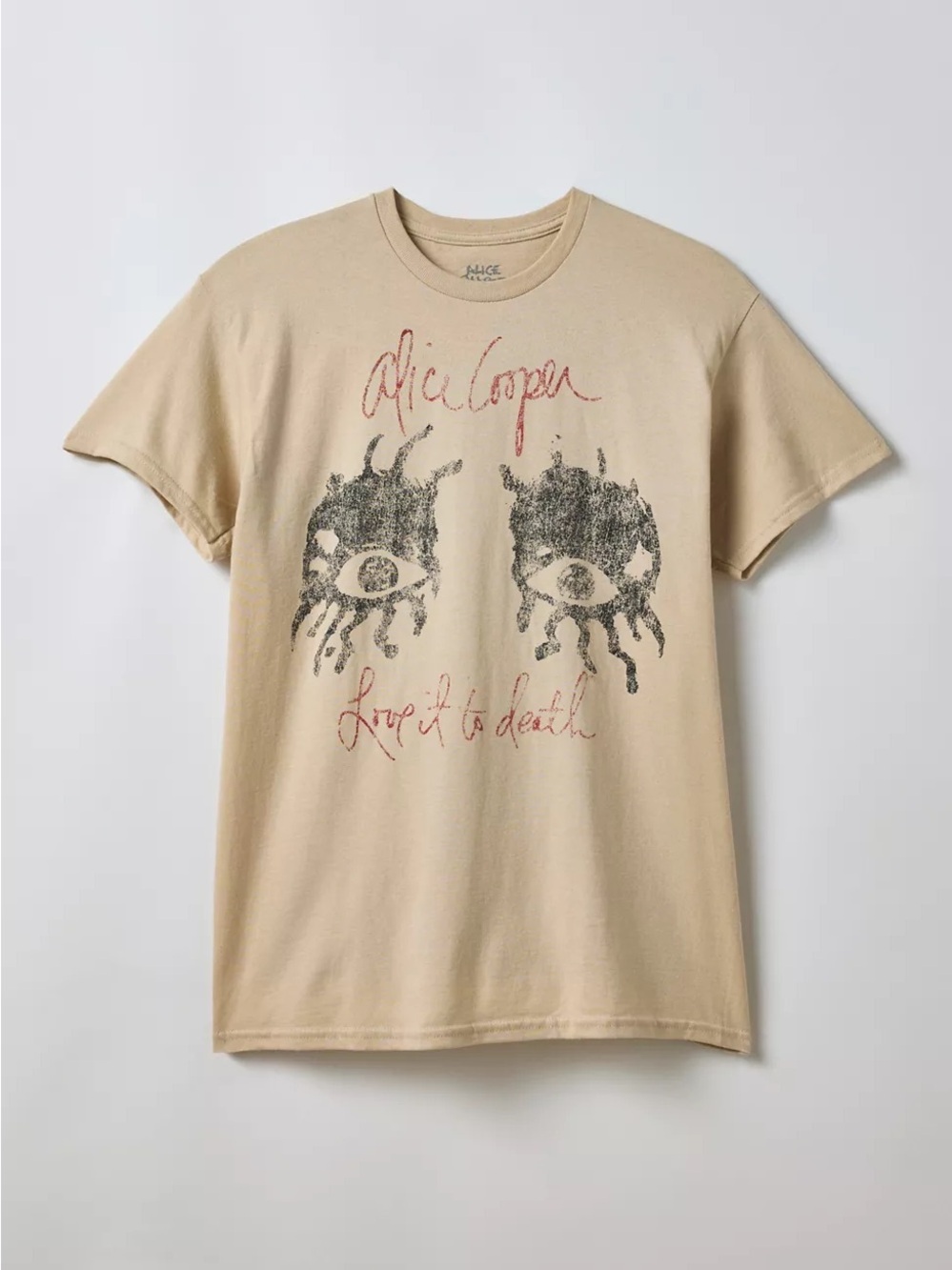 NWOT Urban Outfitters T-shirt graphique Alice Cooper Love It To Death Size XL